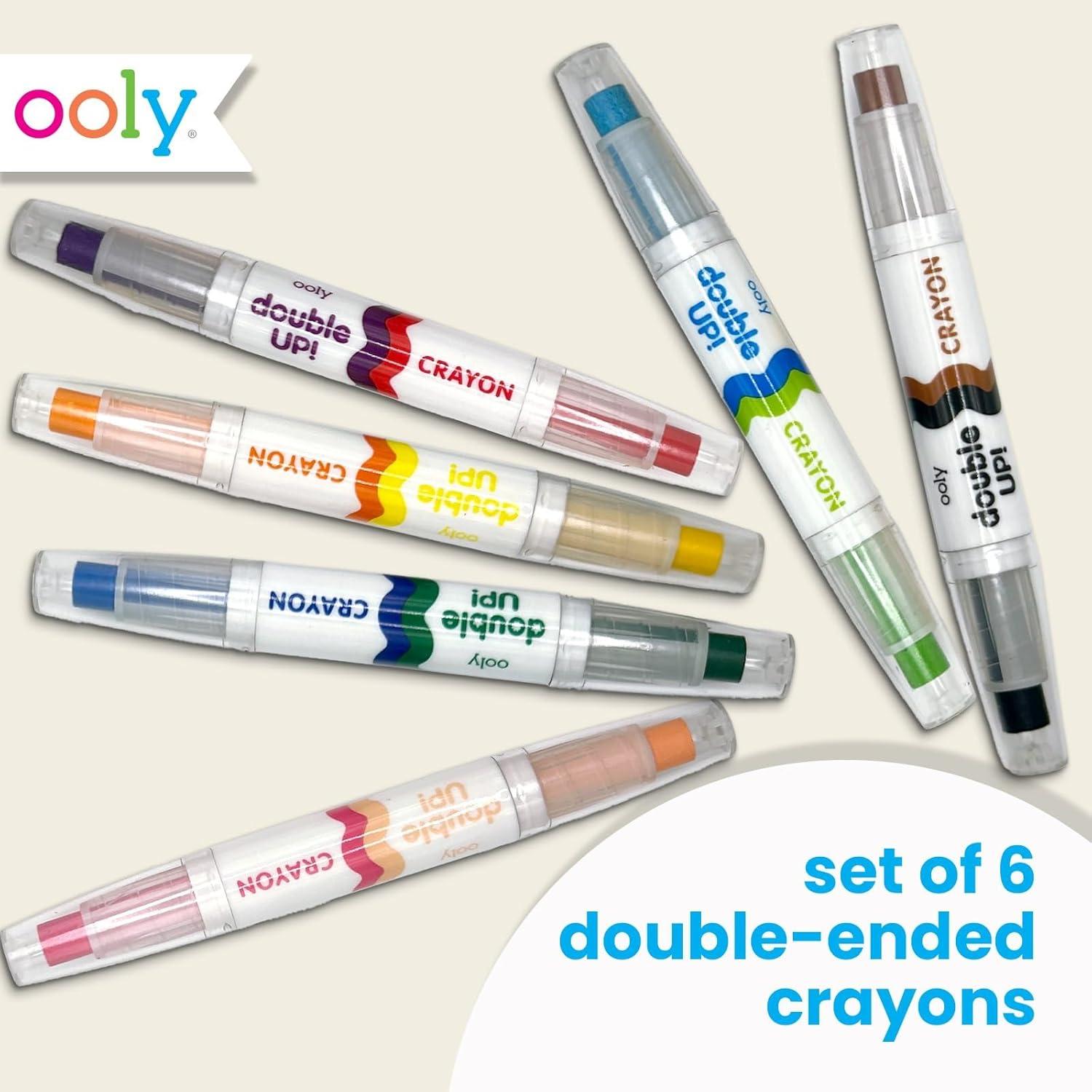 image:imageOOLY 13357 Sparkle Gel Crayons Set of 12Double Up Crayons Set of 6