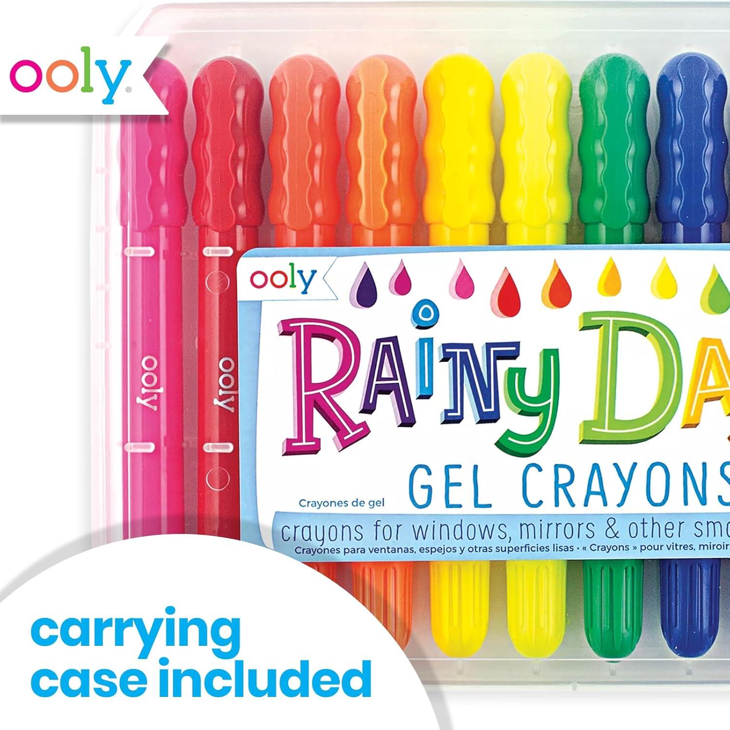image:imageOOLY 13357 Sparkle Gel Crayons Set of 12Rainy Dayz Gel Crayons