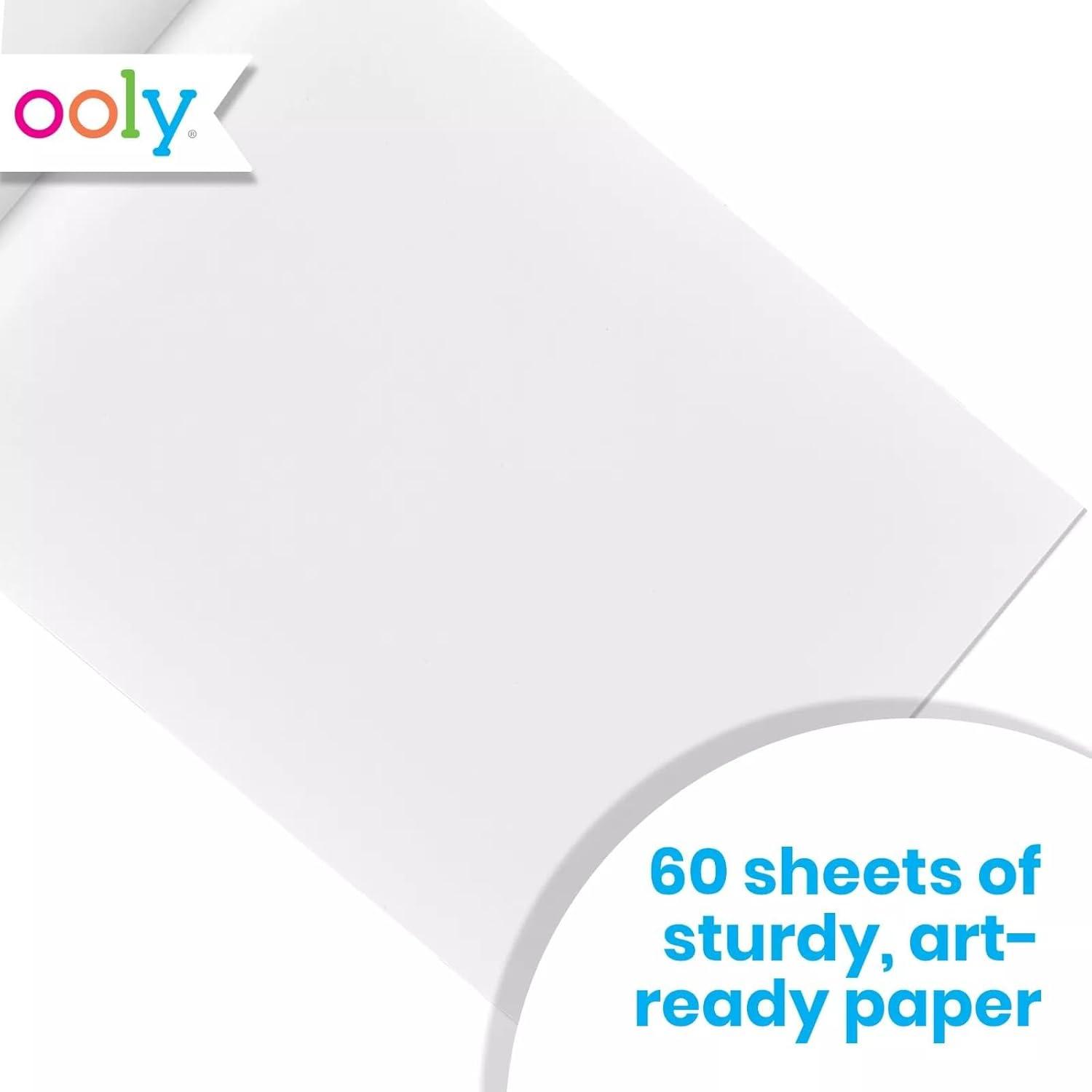image:imageOOLY Chunkies 12 x 9 Thick Paper Sketchbook Pad 60 Pages per Pad 120 GSM 32 LB Paper for Drawing Artwork Perfect with Chunkies Paint Sticks for ToddlersChunkies
