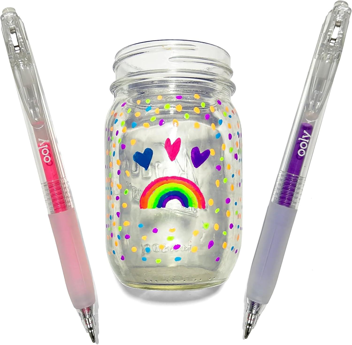 image:imageOoly 6 Colors in 1 Gel Pen Retractable Gel Pen with 6 Unique Colors 07mm Nib for Fine Lines Clickable and Smooth for Writing and Doodling School SuppliesJelly Gloss Deco Multi Surface