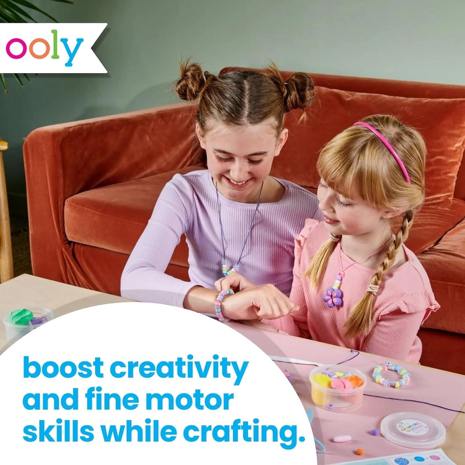 image:imageOoly Air Dry Clay for Kids 24 Colors Modeling Clay with 3 Shaping Tools Play Dough Gifts for Kids Craft Supplies Creatibles6 Colors Jewelry Kit