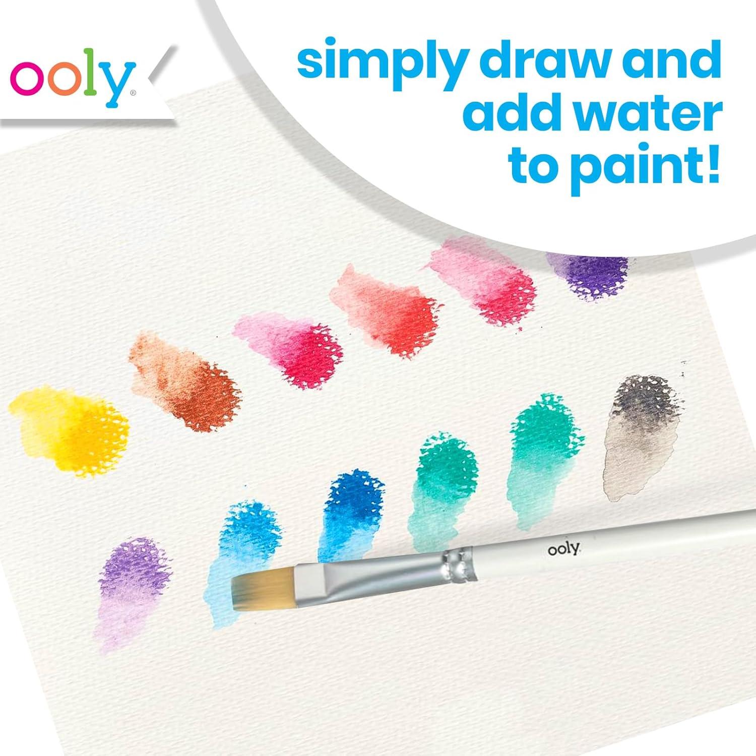image:imageOoly Cat Parade Gel Crayons for Kids and Adults Set of 12 Rainbow Color Crayons for Glass and Paper Surfaces with CatShaped TwistUp Caps Smooth Gliding Gel Crayon SetMetallic Watercolor Gel Crayons