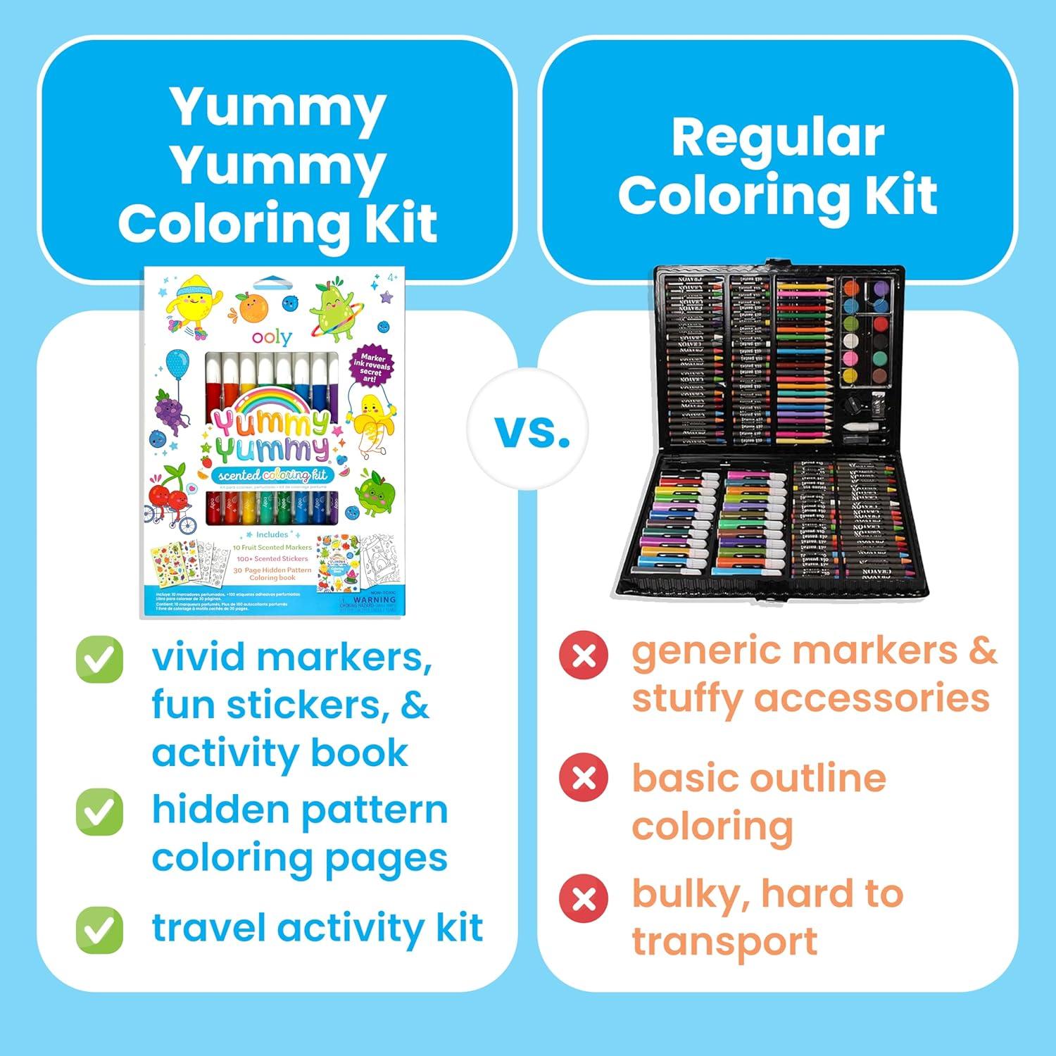 image:imageOoly x Peanuts Snoopy School Coloring Travel Kit 60Page Activity Book with Coloring Sheets 4 DoubleEnded Markers  8 Colors 2 Sticker Sheets Puzzles amp Games Snoopy amp Charlie Brown Art SetScented Coloring Kit