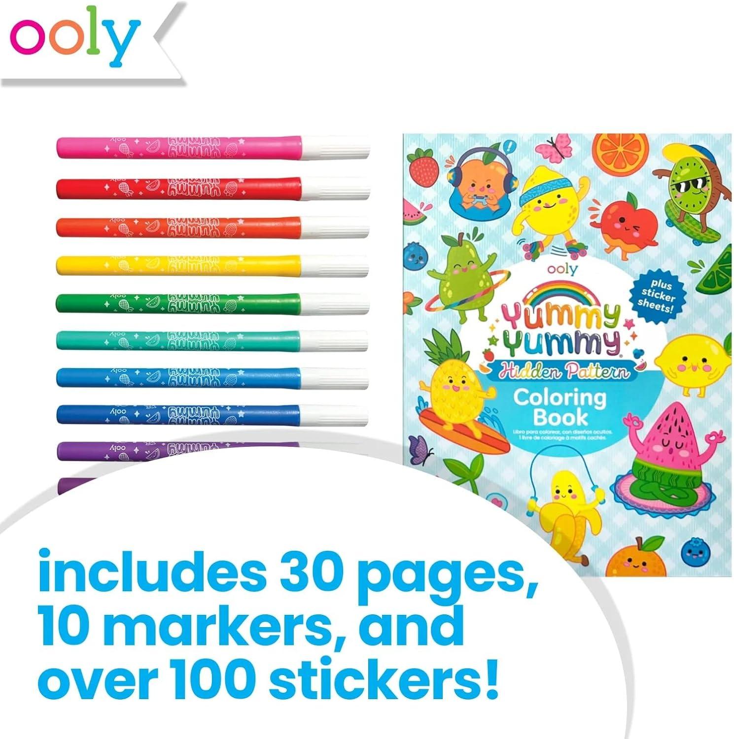 image:imageOoly x Peanuts Snoopy School Coloring Travel Kit 60Page Activity Book with Coloring Sheets 4 DoubleEnded Markers  8 Colors 2 Sticker Sheets Puzzles amp Games Snoopy amp Charlie Brown Art SetScented Coloring Kit