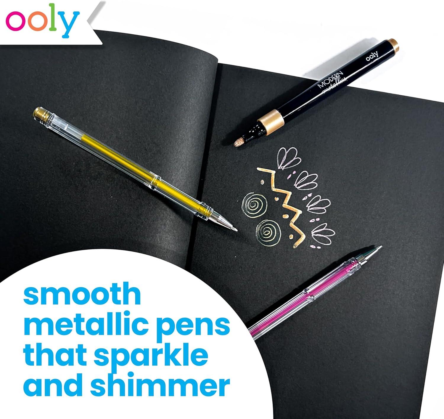 image:imageOoly x Peanuts Snoopy School Coloring Travel Kit 60Page Activity Book with Coloring Sheets 4 DoubleEnded Markers 8 Colors 2 Sticker Sheets Puzzles amp Games Snoopy amp Charlie Brown Art SetMetallic Coloring Kit