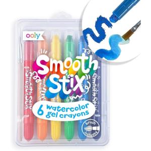 image:imageOOLY 13357  Sparkle Gel Crayons Set of 12Smooth Stix Watercolor