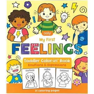 image:imageOOLY Coloring Book for Toddlers Fun Activity Coloring Pages for Kids 31 Perforated Pages 8x10 to Hang Great Kids Activities for School Birthday Parties Road Trips  My First OppositesMy First Feelings