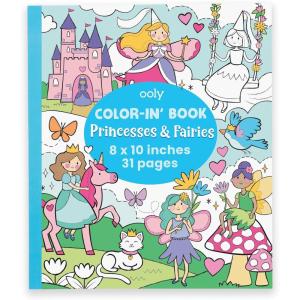 image:imageOOLY Coloring Book for Toddlers Fun Activity Coloring Pages for Kids 31 Perforated Pages 8x10 to Hang Great Kids Activities for School Birthday Parties Road Trips  My First OppositesPrincesses  Fairies