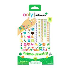 image:imageOoly 50 Glitter Temporary Tattoos For Kids Safe amp NonToxic Temporary Tattoo Party Favors Gifts for Kids Great Goodie Bag Stuffers amp Fun Birthday Decorations  Doodle WorldGirl Scouts
