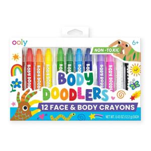 image:imageOoly Body amp Face Paint Crayons 12 Colors Skin Safe Paint Stick Twist Crayons for Face Painting Parties Great Body Painting Kit Gifts for Kids