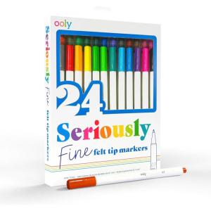 image:imageOoly Color Layers Double Sided Markers  Set of 8 Colored Markers 16 Colors Chisel and Point Tip on Each Marker for Kids Art Supplies and Stationery SetFine Felt Tip