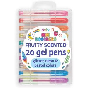 image:imageOoly Scented Yummy Yummy Glitter Gel Pens Set of 12100mm NIB Scented Glitter Pens for Kids and Adults Art and Stationery SuppliesGlitter  Neon  Pastel Mini Pens