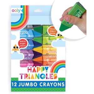 image:imageOoly Yummy Yummy Scented Twist Up Crayons for Kids  Set of 10 NonToxic Fruit Scented TwistUp Crayon Set Ages 3Jumbo Triangle