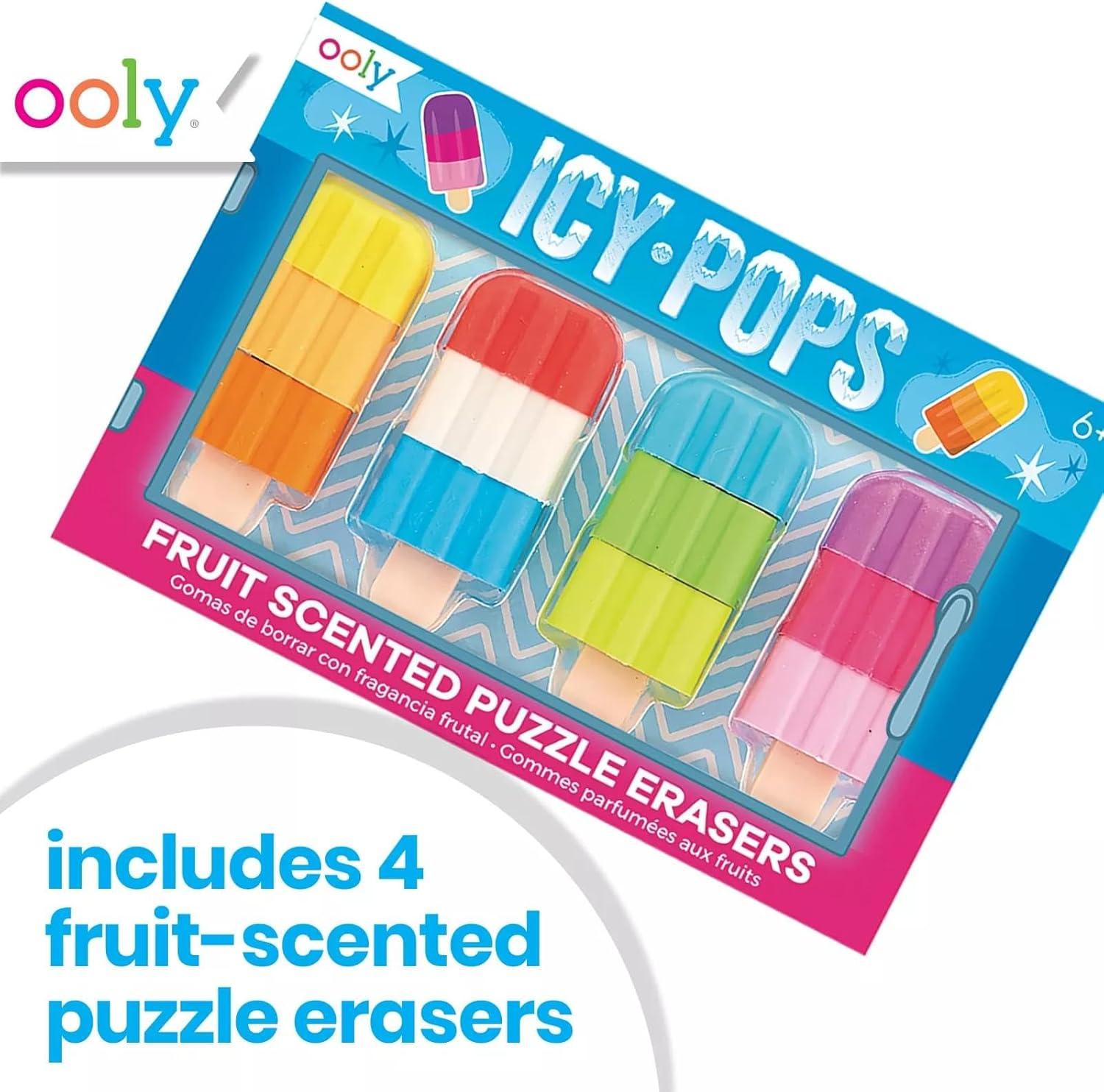 image:imageIcy Pops Scented Erasers Set of 4