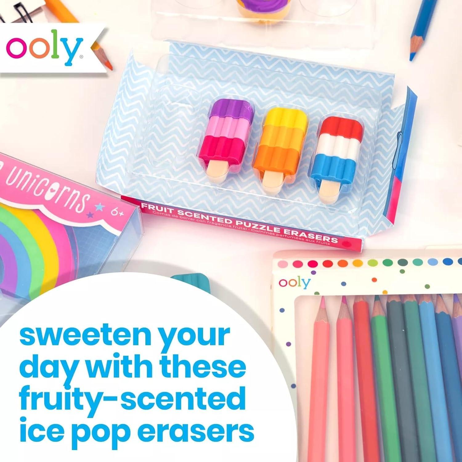 image:imageIcy Pops Scented Erasers Set of 4