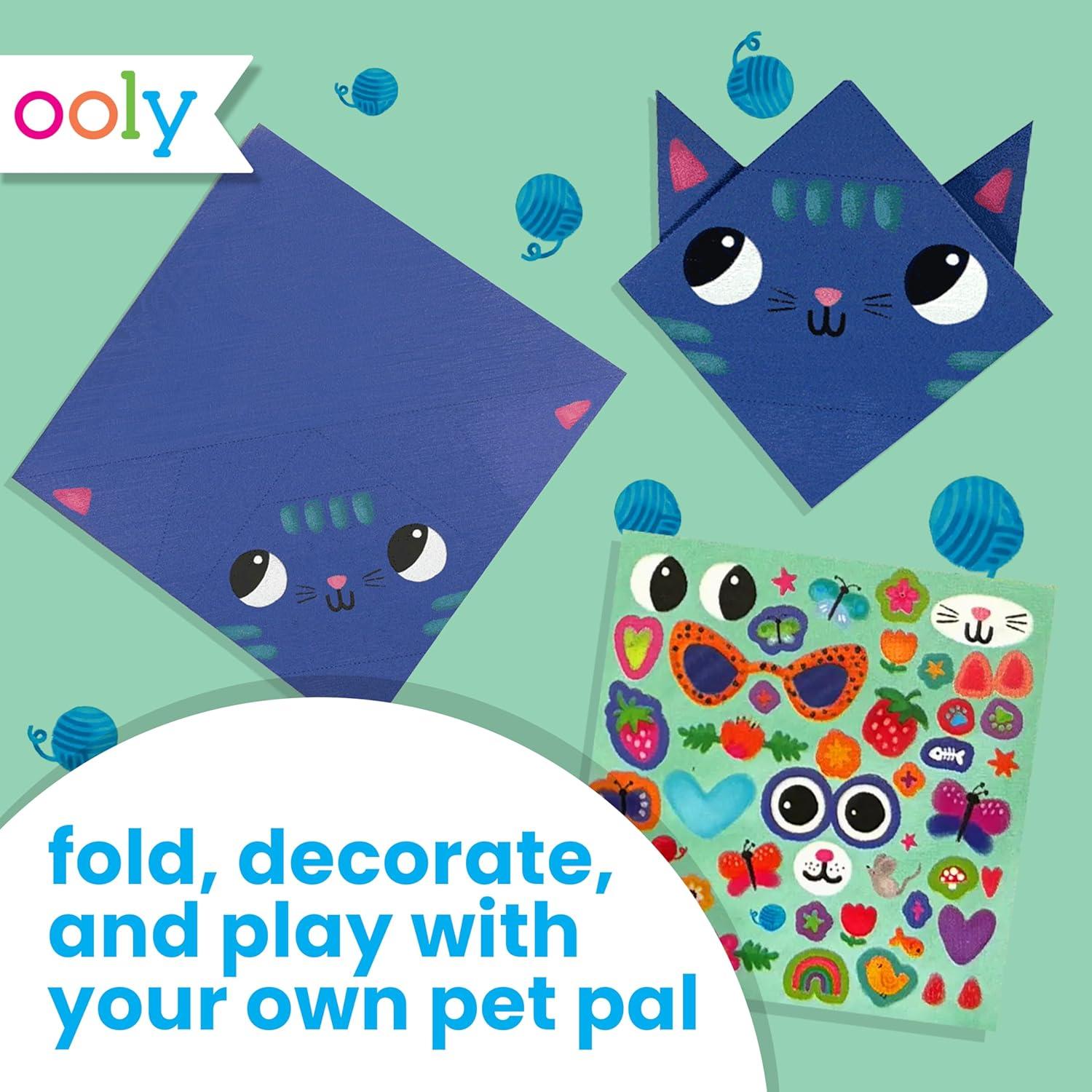 image:imageOoly DIY Paper Kit 24 Fortune Teller Designs amp Stickers Kit Includes 12 Completed 6 Blank and 6 Colorin Folding Fortune Teller Activity Gifts for KidsOrigami Pets