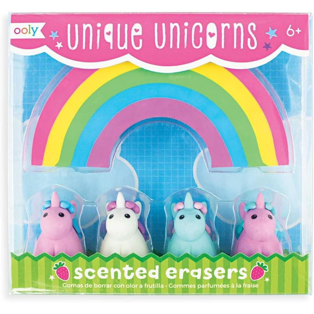 image:imageUnique Unicorn Scented Erasers Set of 5